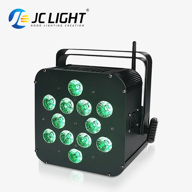 WIRELESS BATTERY DMX LED PAR UP LIGHT 6/9/12*18W Eternal Lighting cube Echo