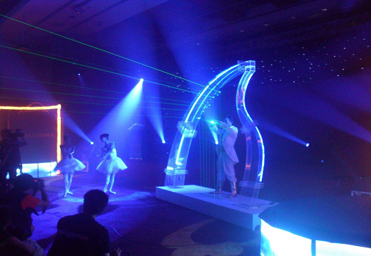 Waterproof Full color animation landmark laser light