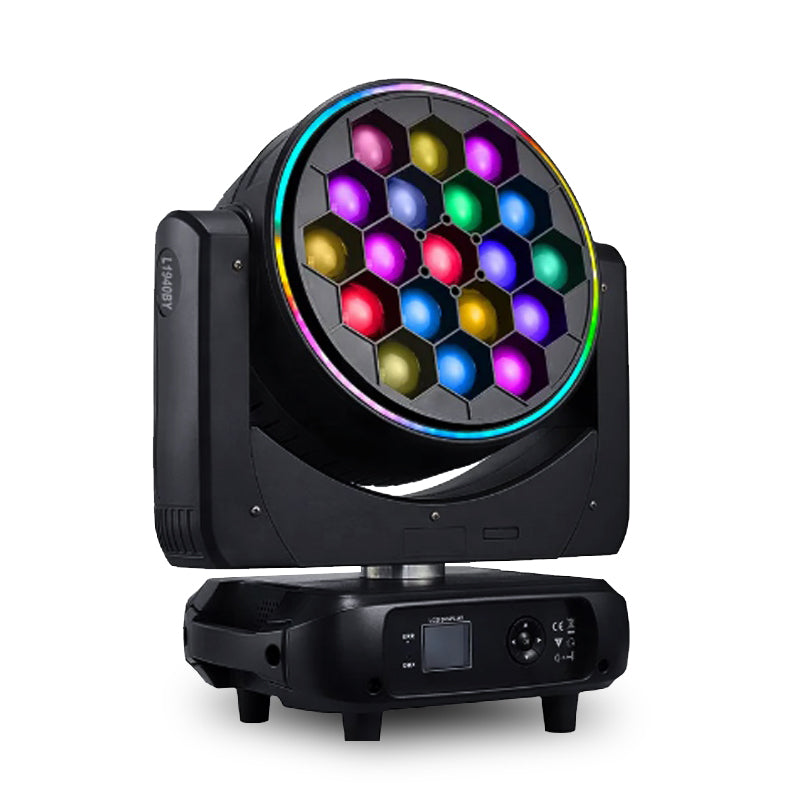 19X40w Bee eye Moving head Light with pixel strip