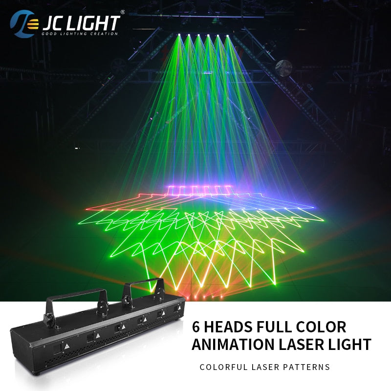 6 EYES FULL COLOR ANIMATION LASER LIGHT