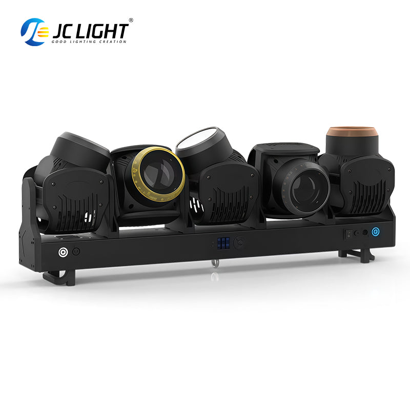 5 HEADS LED BEAM MOVING HEAD LIGHT WITH LED RING