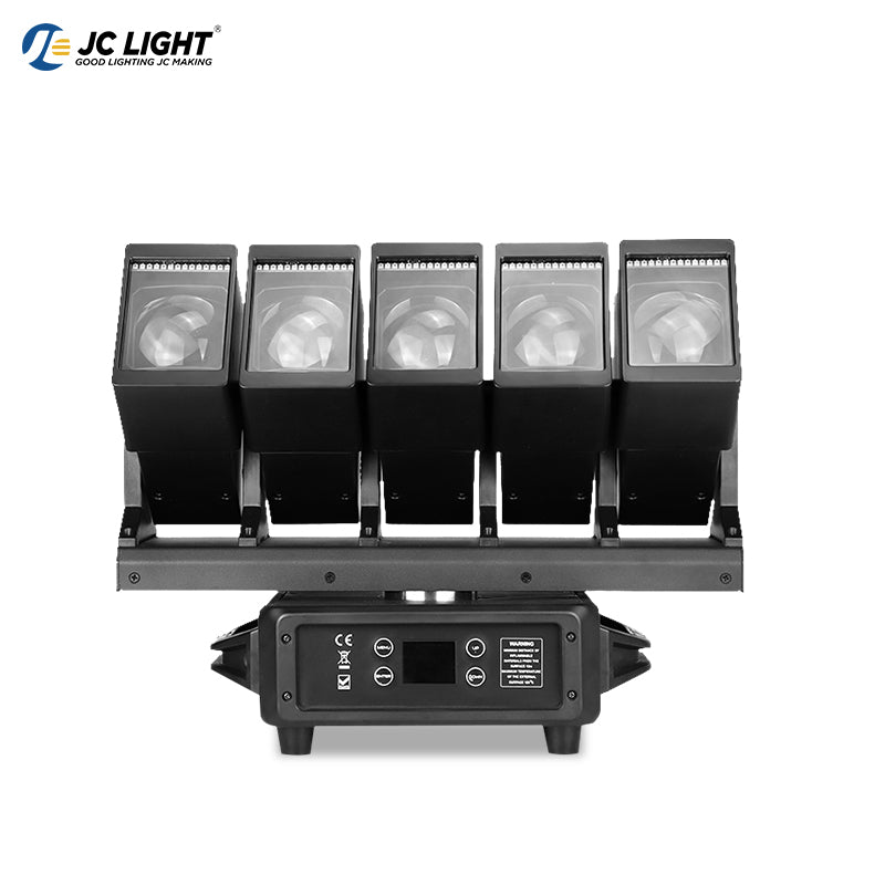5x60W LED BEAM ZOOM MOVING HEAD LIGHT WITH AUXILIARY LIGHT