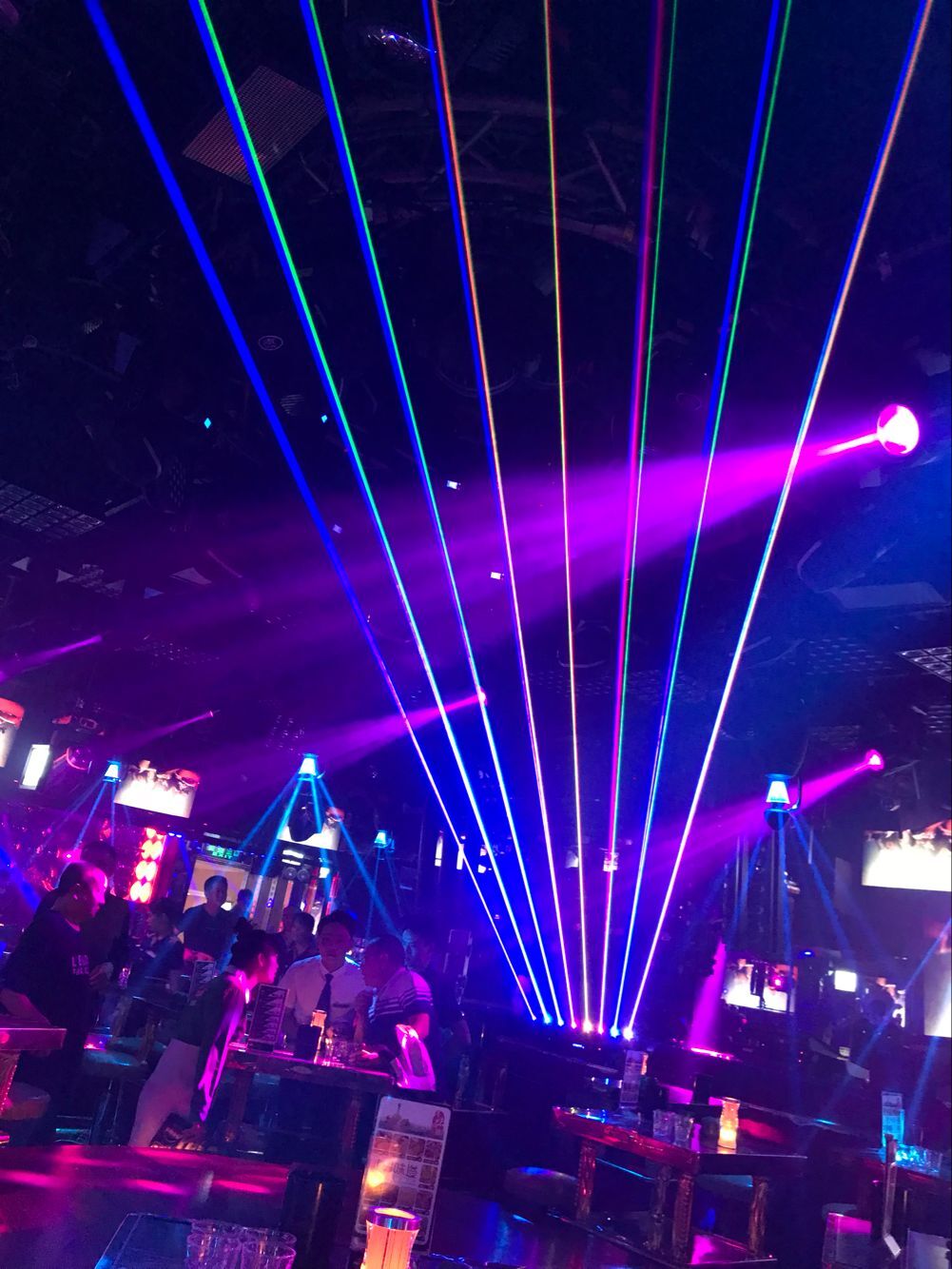 Waterproof Full color animation landmark laser light