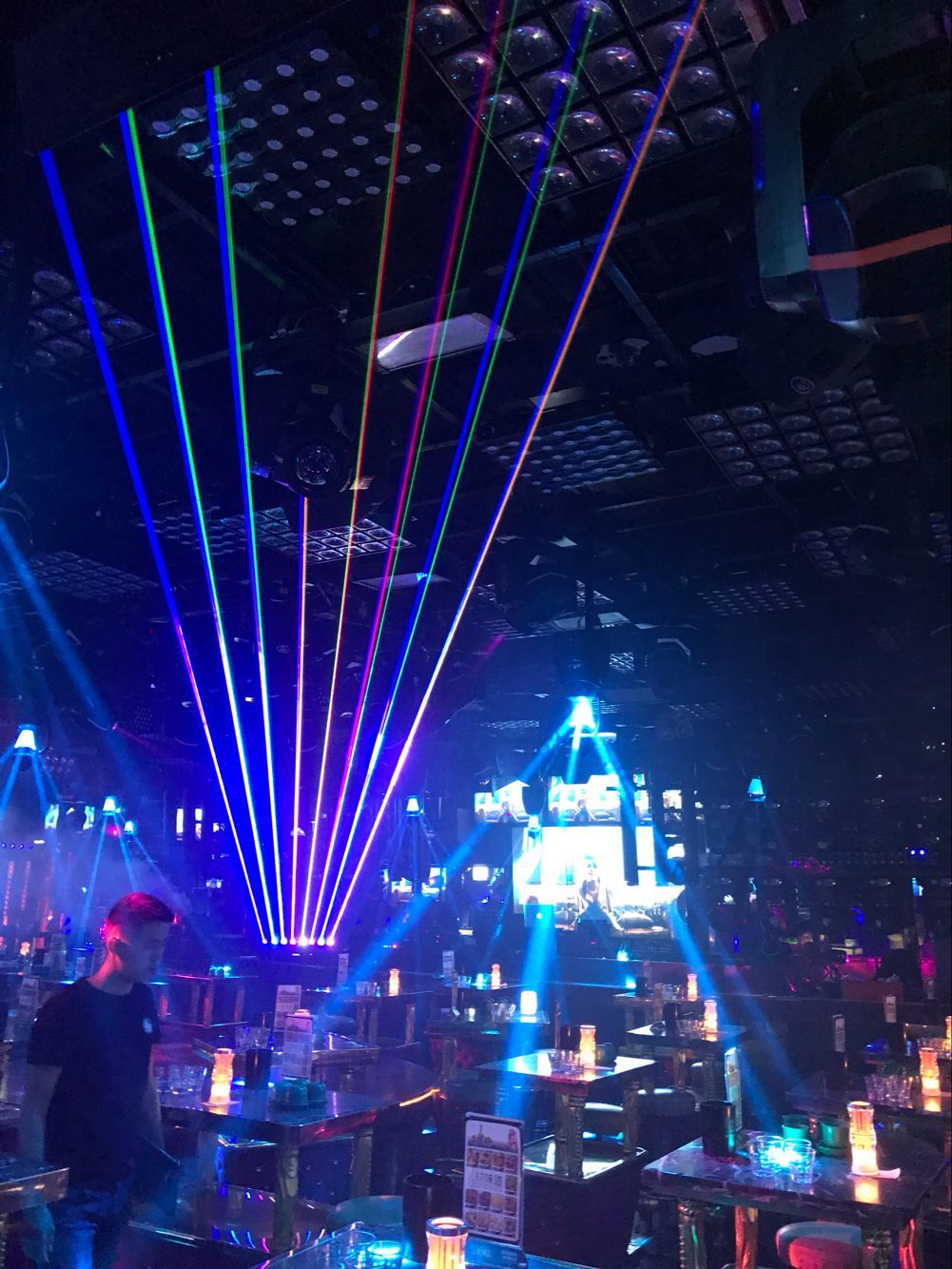 Waterproof Full color animation landmark laser light