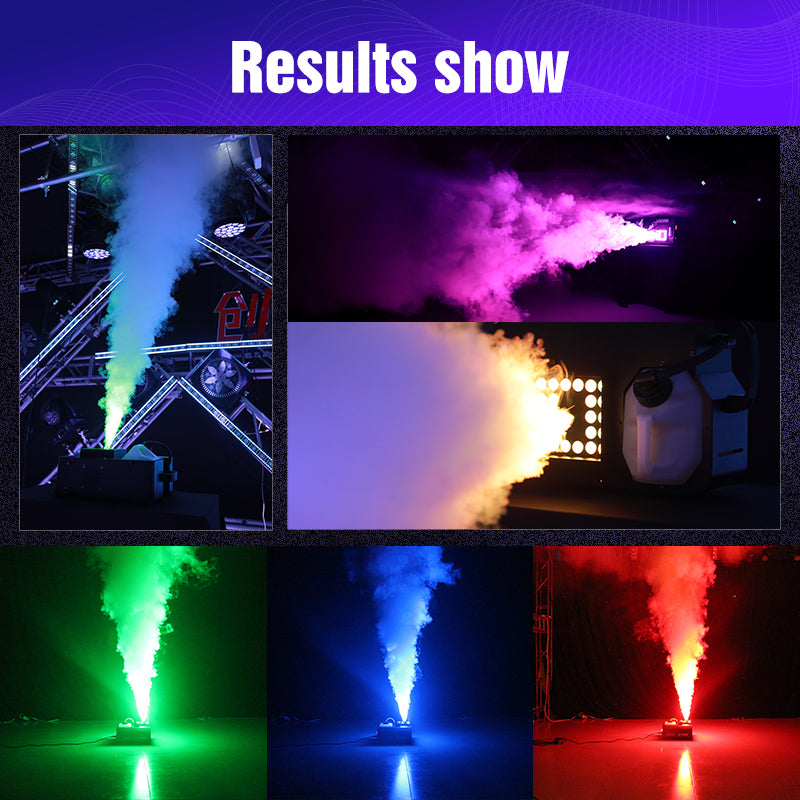 3000W 24pcs full color air column smoke machine