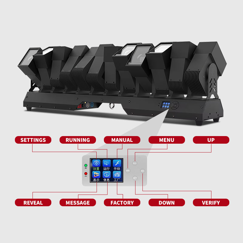 12X60W LED BEAM ZOOM MOVING HEAD LIGHT