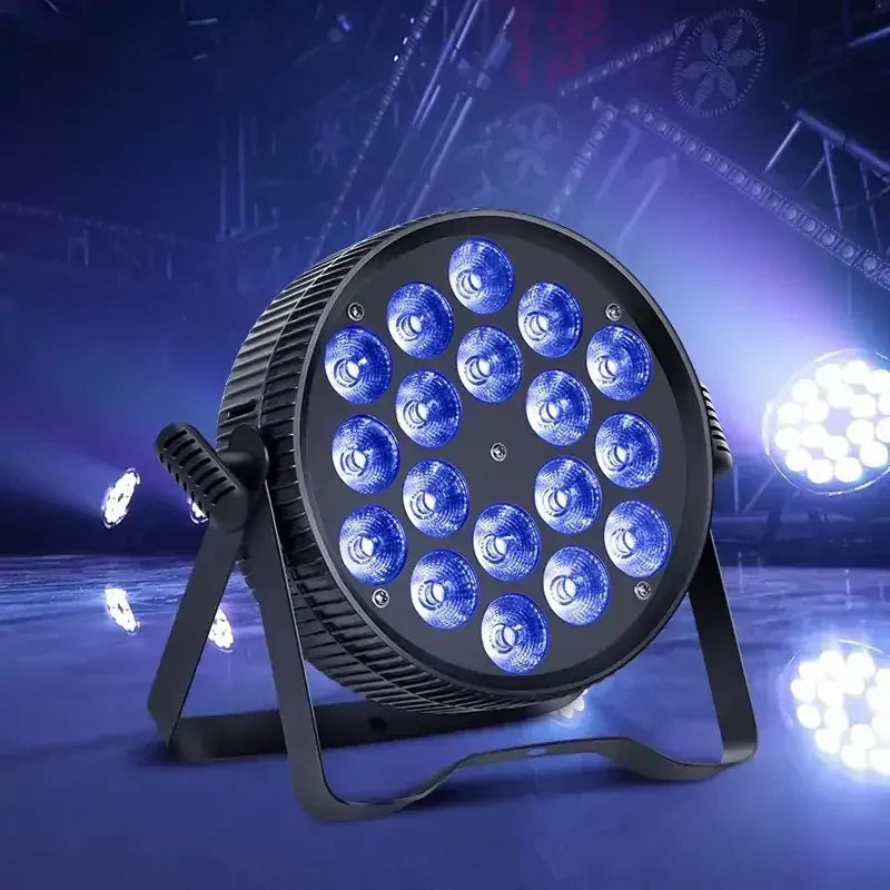 18PCS LED FLAT PAR LIGHT