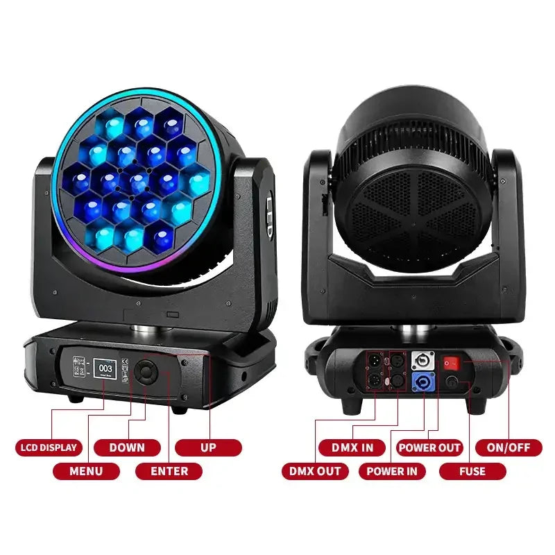 WATERPROOF 19X40W BEE EYE MOVING HEAD LIGHT