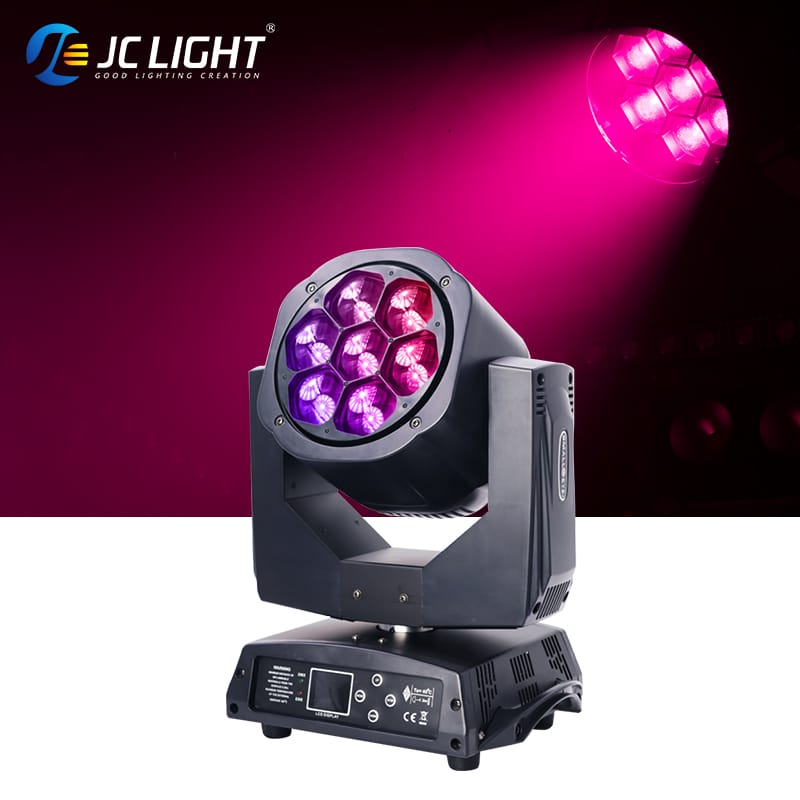 7PCS*15/40W BEE EYES MINI LED ZOOM MOVING HEAD LIGHT
