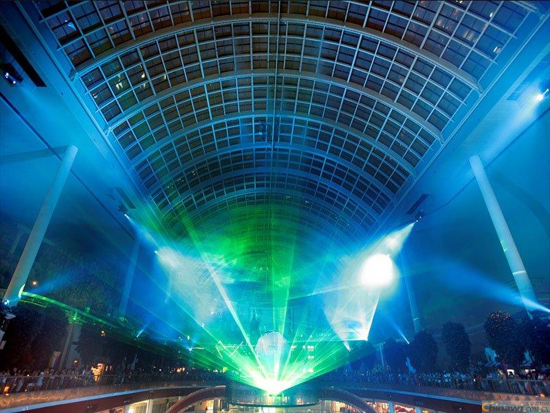 Waterproof Full color animation landmark laser light