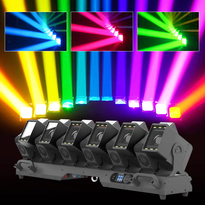 12x60w LED beam zoom moving head light with auxiliary light