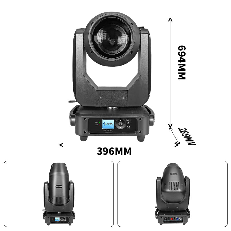 400/460W LED 3IN1 SPOT CMY+CTO MOVING HEAD LIGHT(SNOWWOLF)