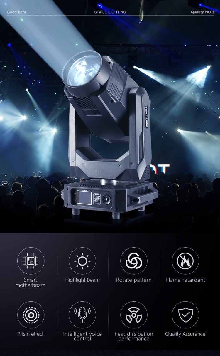 380w 3in1 Spot Moving Head Light (LIGHT WEIGHT)