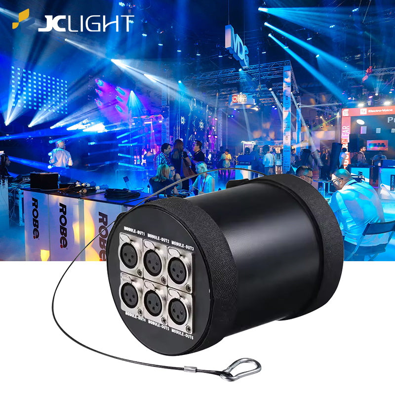 6 Way DMX Splitter Signal Distributor | JC LIGHT