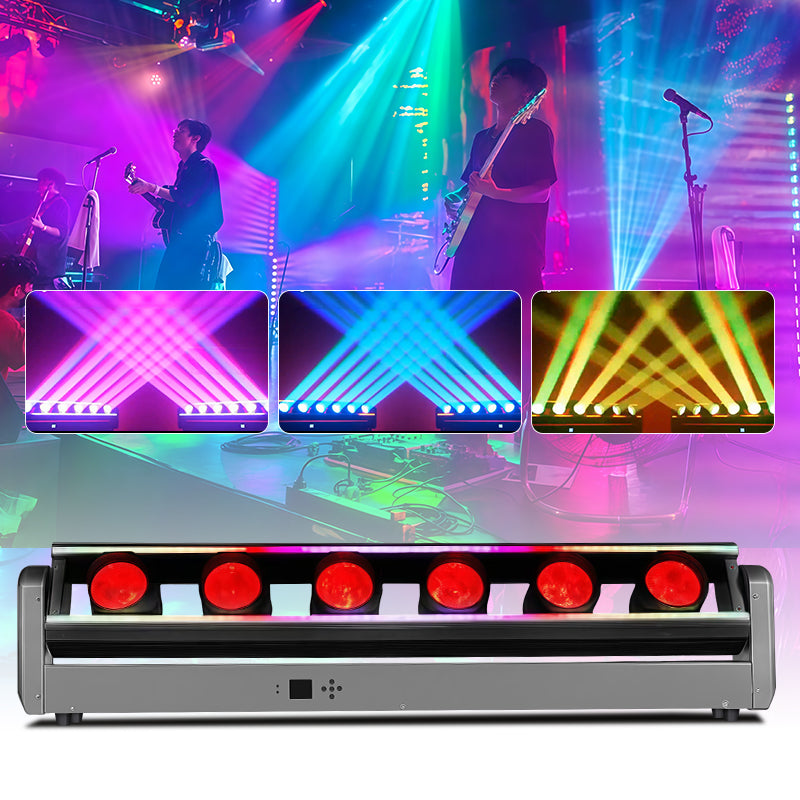 6x80W LED BEAM MOVING HEAD LIGHT