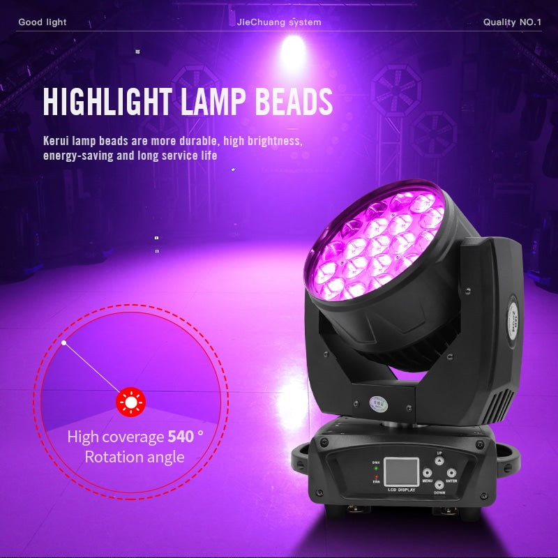 19*15W LED WASH MOVING HEAD LIGHT MARTIIN MAC AURA