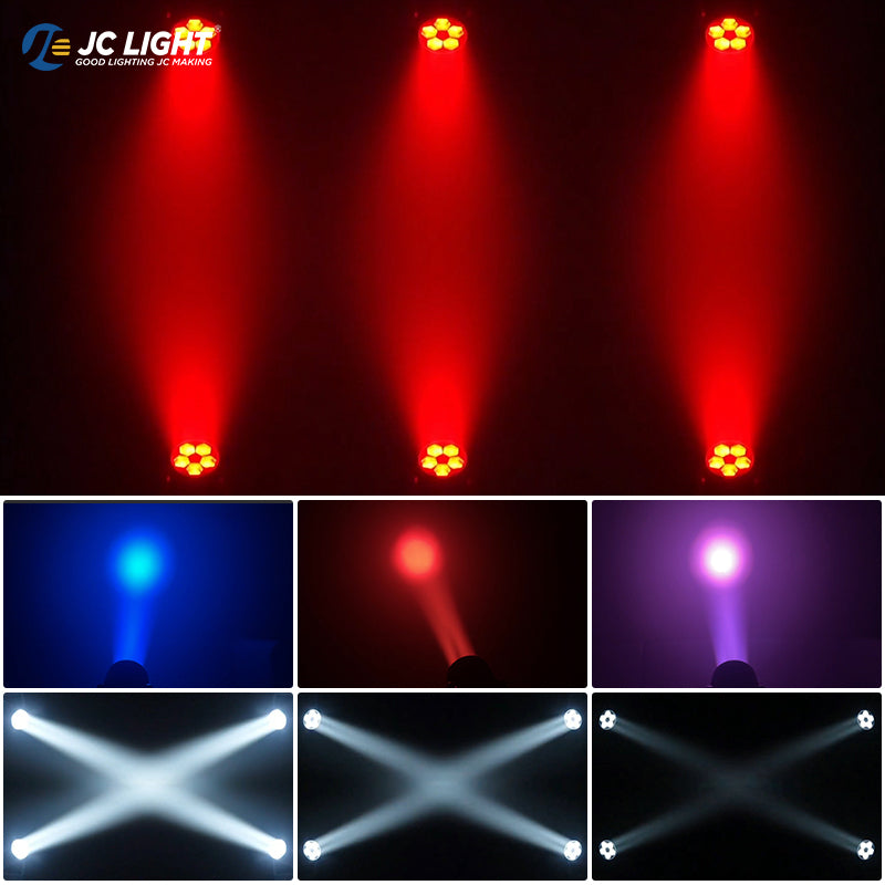 5PCS LED ZOOM WASH MOVING HEAD LIGHT