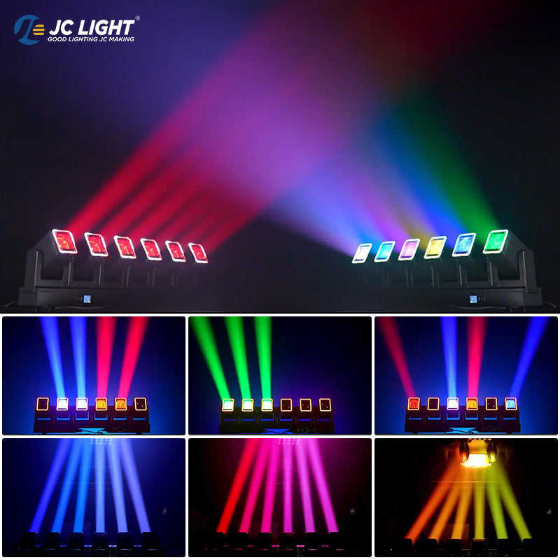 6x60W LED BEAM SWORDS LIGHT WITH AUXILIARY LIGHT