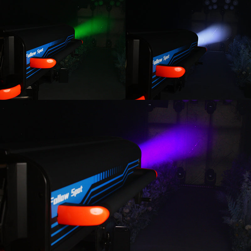 Waterproof DMX follow spot light (The Smurfs)