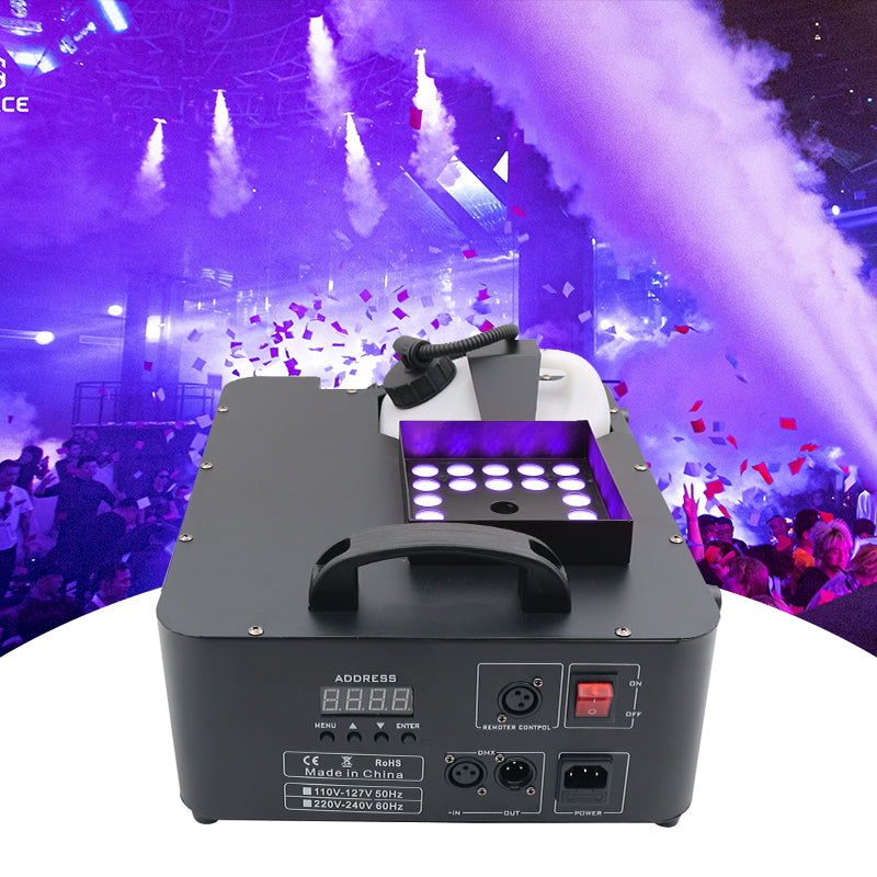 3000W 24pcs full color air column smoke machine