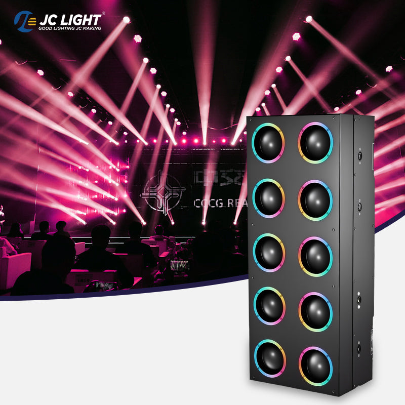 10x80W GOLDEN MATRIX LIGHT WITH AUXILIARY LIGHT