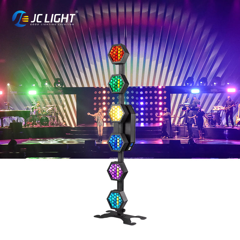 6 LINE RETRO STAGE LIGHTING