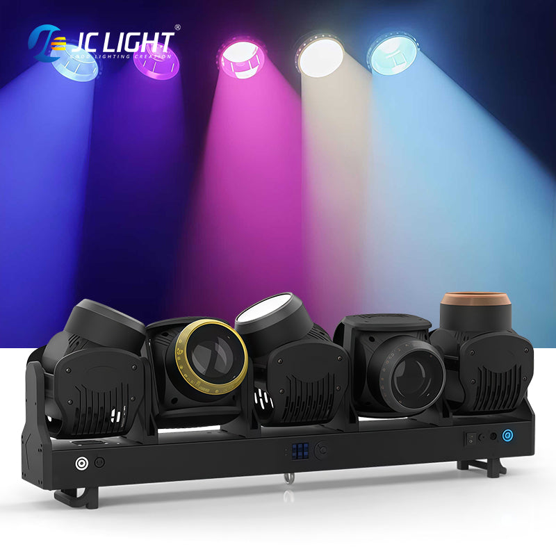 5 HEADS LED BEAM MOVING HEAD LIGHT WITH LED RING