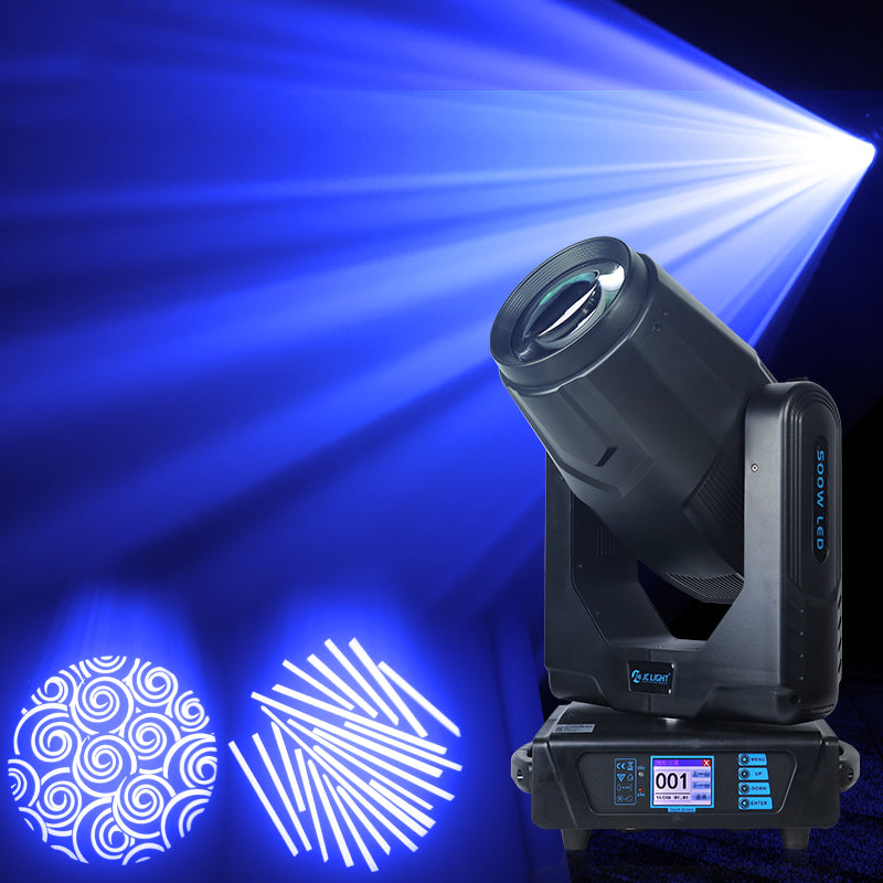 Luce a testa mobile a LED tagliata al computer