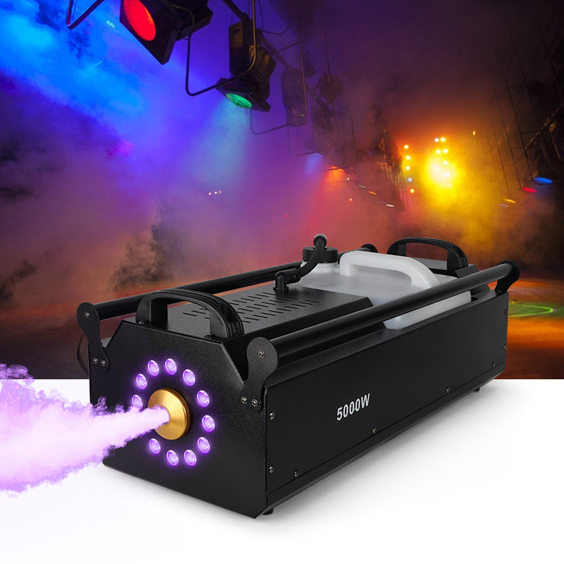 5000W smoke machine with LED