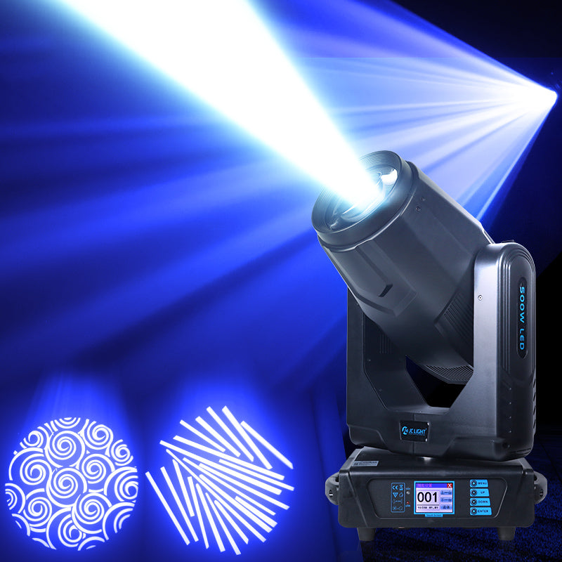 Luce a testa mobile a LED tagliata al computer