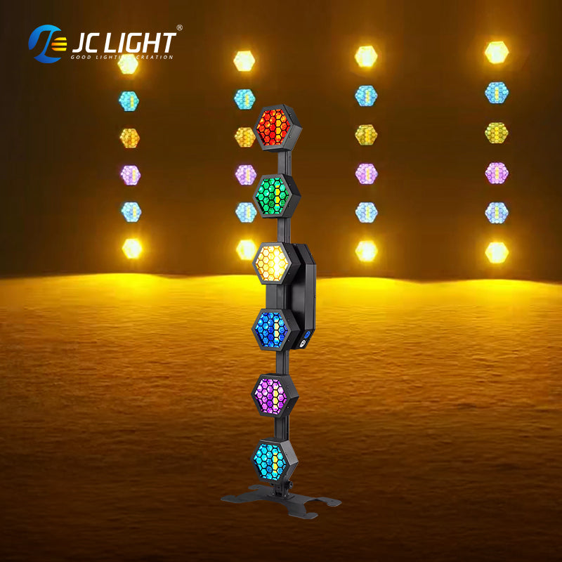 6 LINE RETRO STAGE LIGHTING