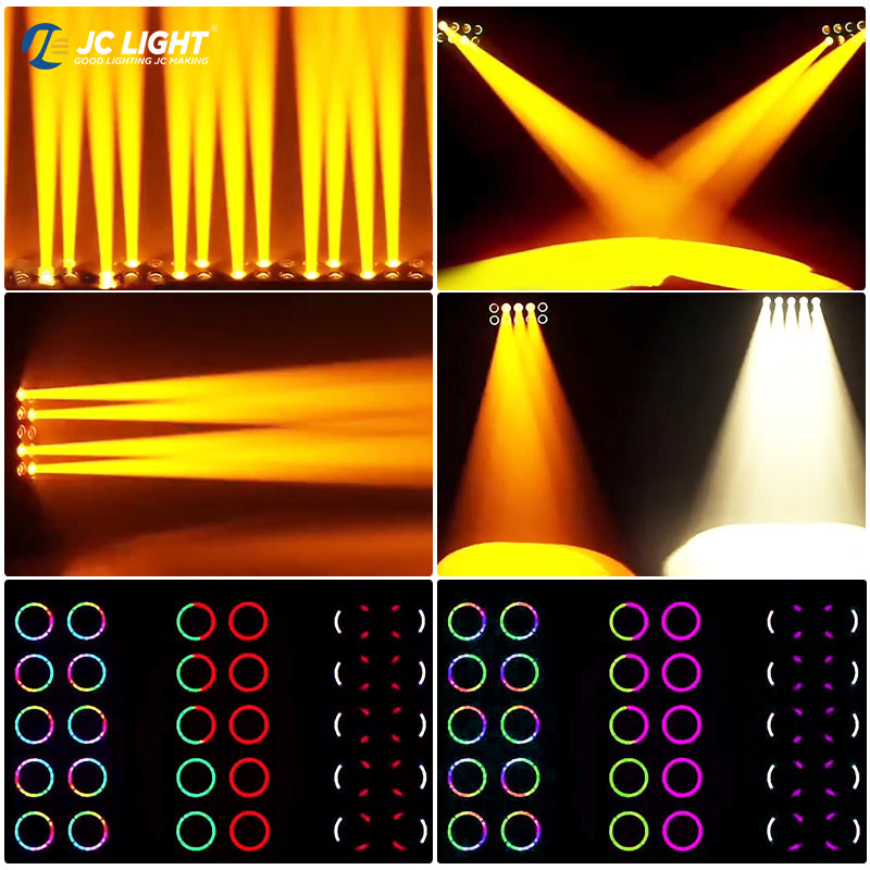 10x80W GOLDEN MATRIX LIGHT WITH AUXILIARY LIGHT