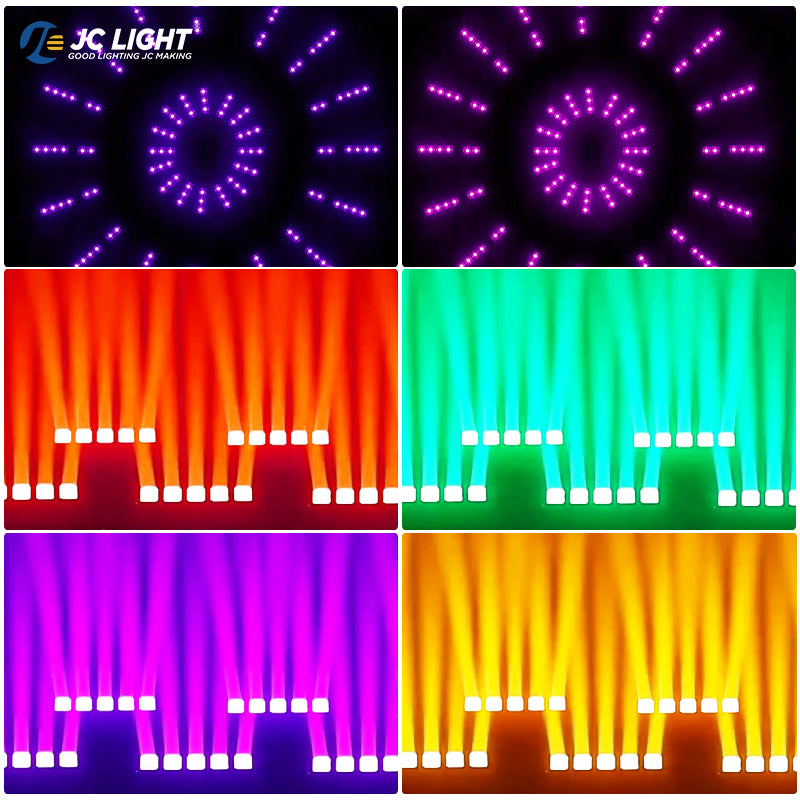 5x60W LED BEAM ZOOM MOVING HEAD LIGHT WITH AUXILIARY LIGHT