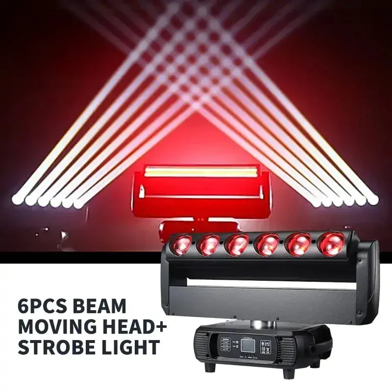 5x40W DOUBLE-SIDED BEAM+STROBE MOVING HEAD LIGHT