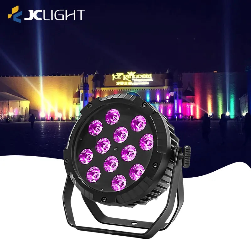 WATERPROOF 12PCS LED FLAT PAR LIGHT