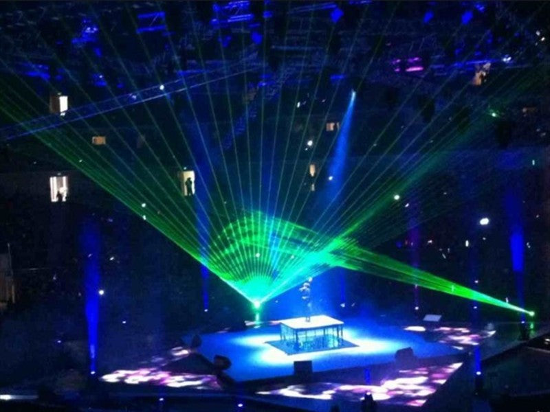 Waterproof Full color animation landmark laser light