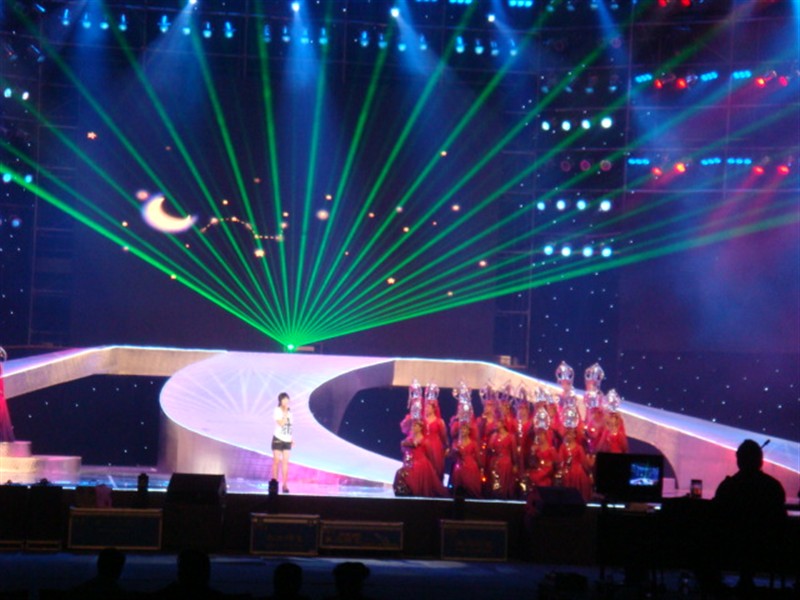 Waterproof Full color animation landmark laser light