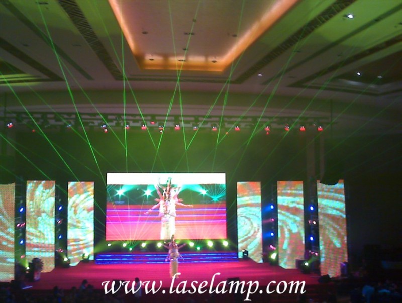 Waterproof Full color animation landmark laser light