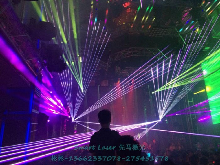 Waterproof Full color animation landmark laser light