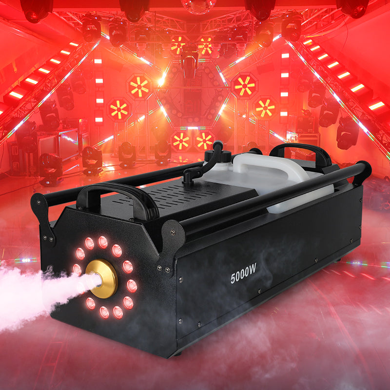 5000W smoke machine with LED