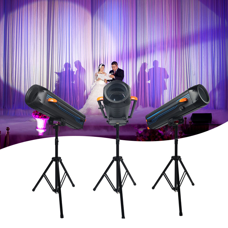 Waterproof DMX follow spot light (The Smurfs)