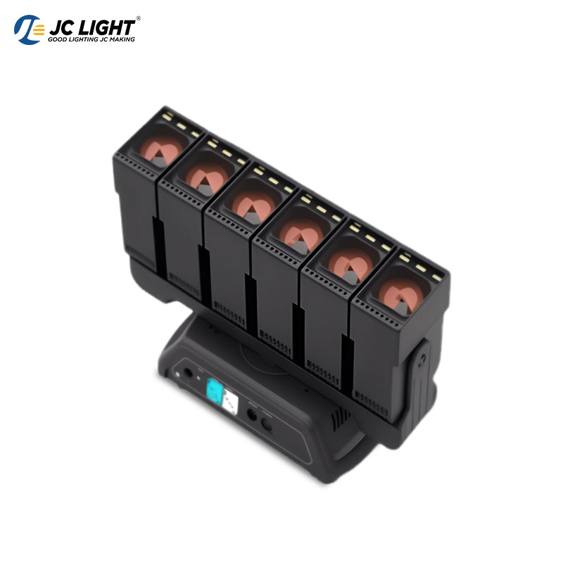 6x60W LED BEAM ZOOM MOVING HEAD LIGHT WITH AUXILIARY LIGHT