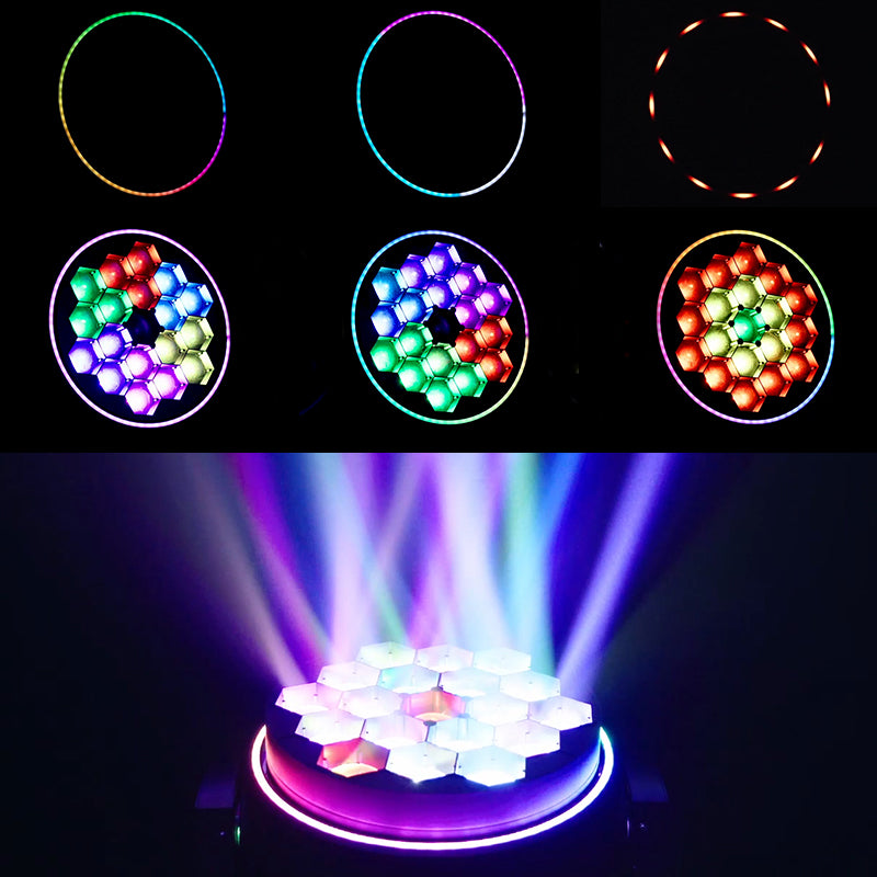 19X40w Bee eye Moving head Light with pixel strip