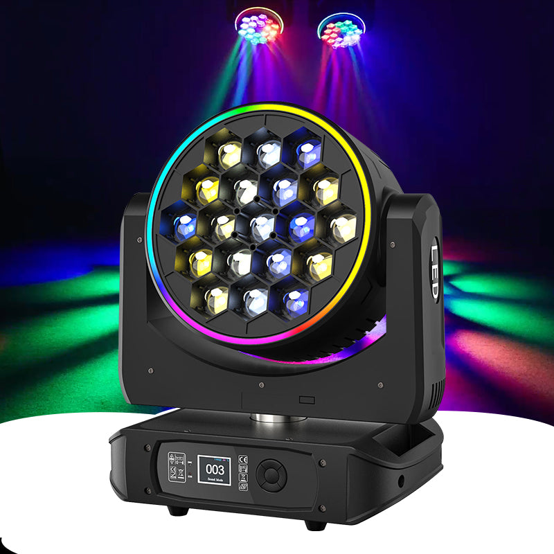 19X40w Bee eye Moving head Light with pixel strip
