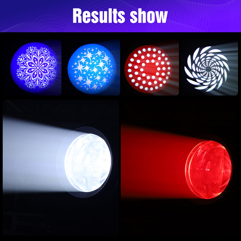 Luce a testa mobile a LED tagliata al computer