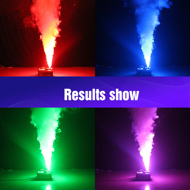 3000W 24pcs full color air column smoke machine