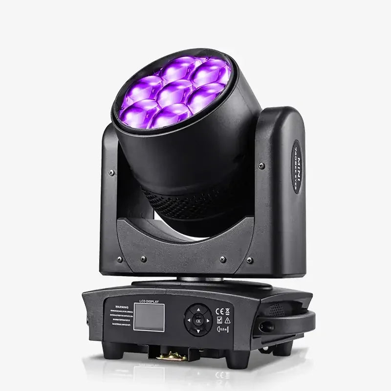 7PCS*40W MINI LED ZOOM WASH MOVING HEAD LIGHT