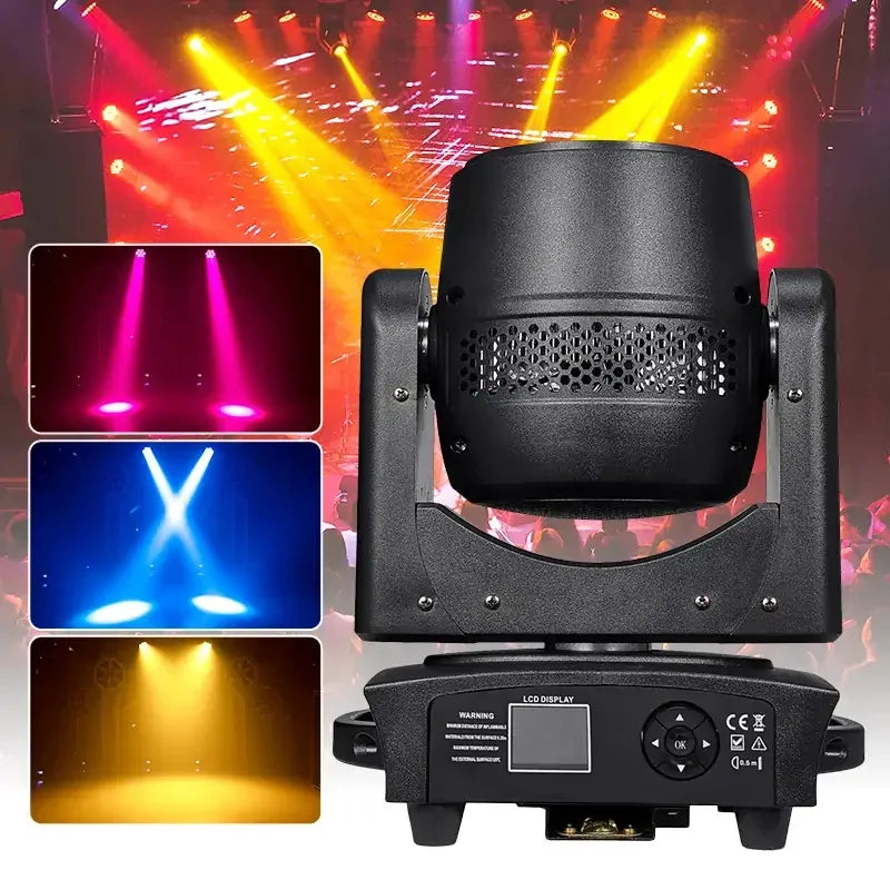 7PCS*40W MINI LED ZOOM WASH MOVING HEAD LIGHT