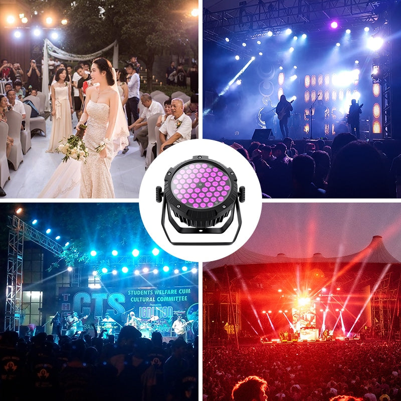 LUCE PAR PIANA A LED 54*3W IMPERMEABILE