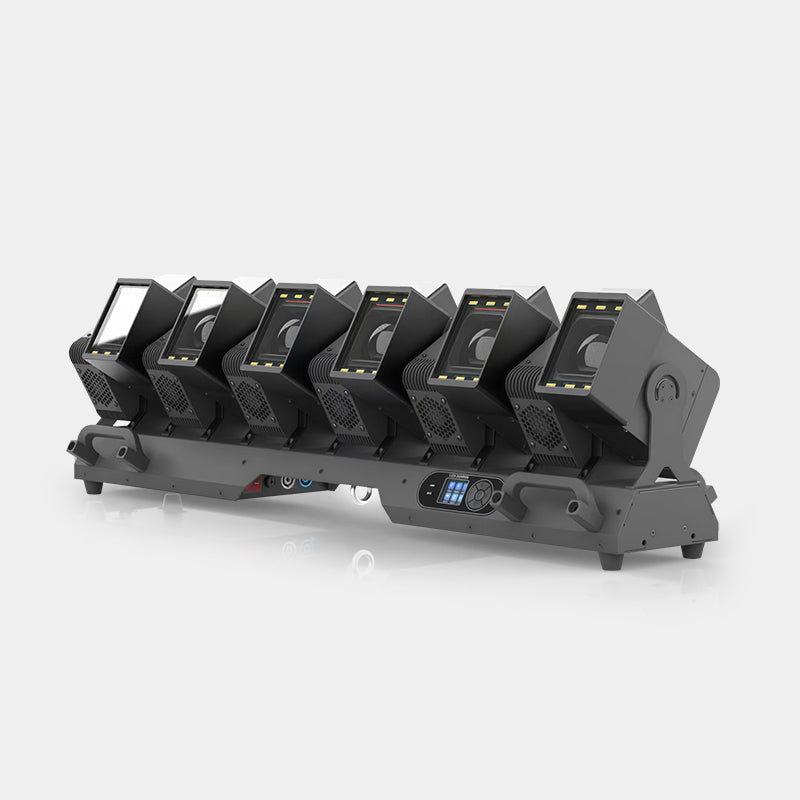 12x60w LED beam zoom moving head light with auxiliary light